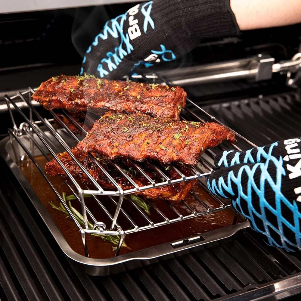 Дворівнева решітка для гриля Broil King 63110 нержавіюча сталь 32x23x14 см