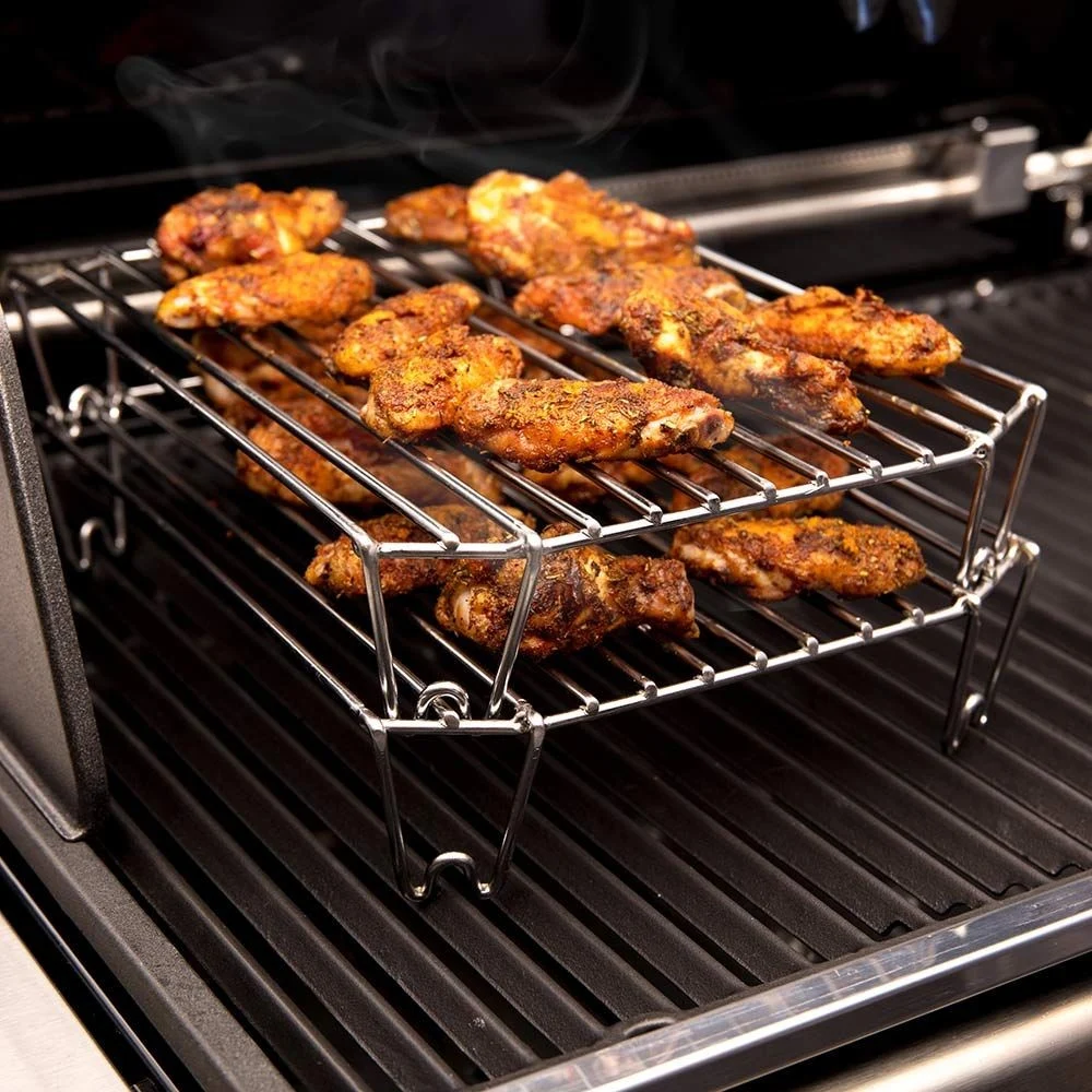 Дворівнева решітка для гриля Broil King 63110 нержавіюча сталь 32x23x14 см