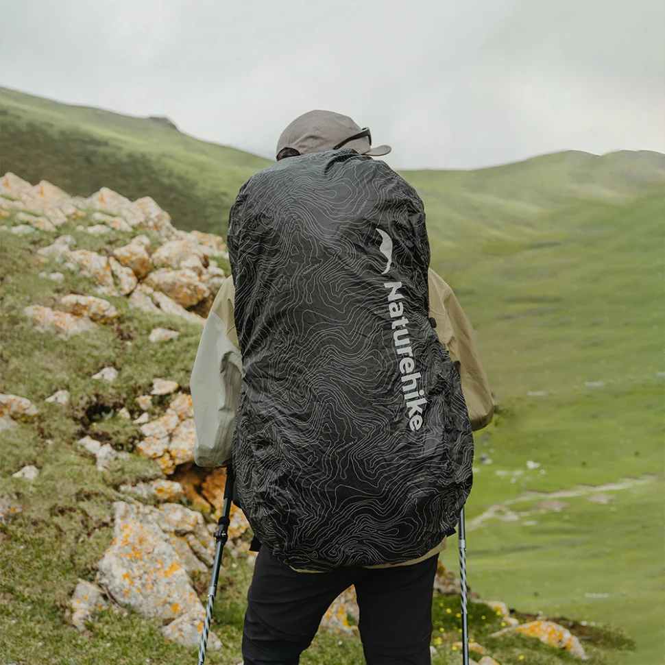 Чохол для рюкзака Naturehike CNK2450PJ010 M 30-40 л поліестер чорний