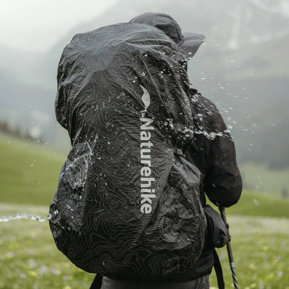 Чохол для рюкзака Naturehike CNK2450PJ010 M 30-40 л поліестер чорний