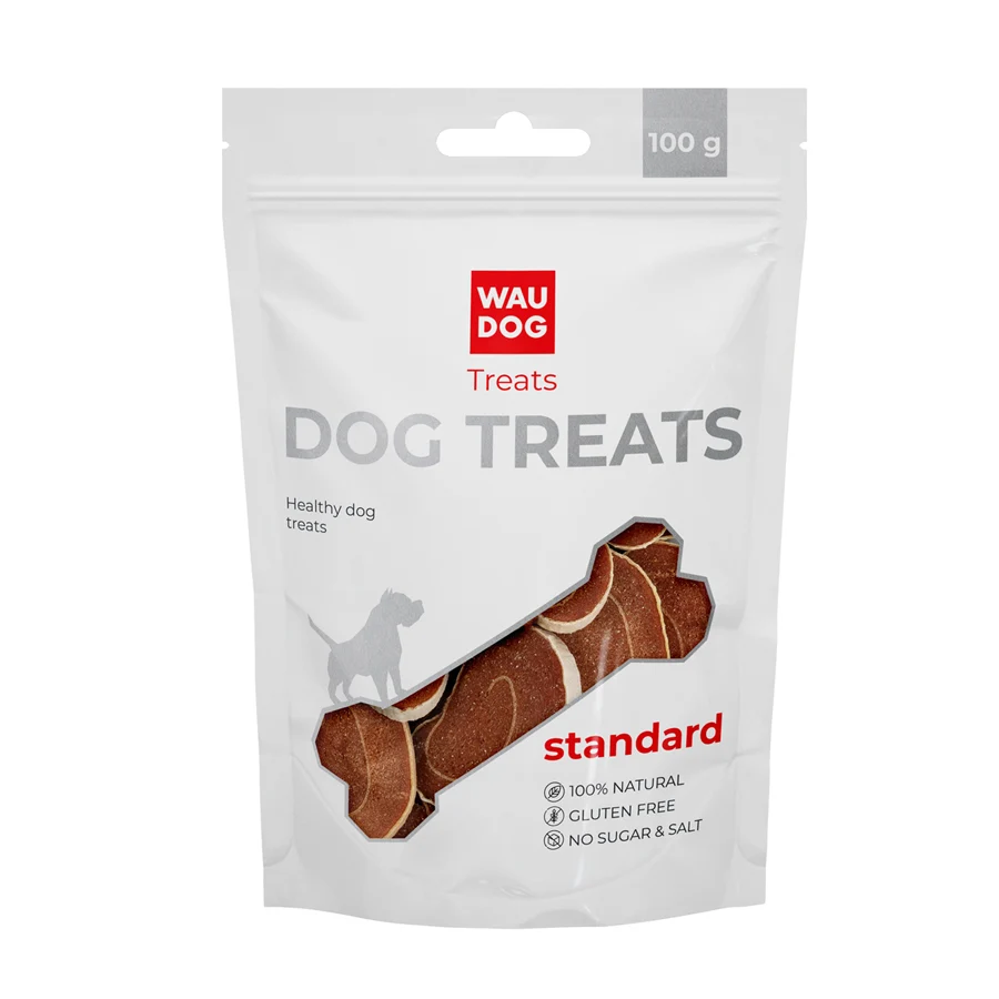 Ласощі для собак WAUDOG Treats Великі суші з курятиною 100 г 69% курячого м'яса 20% рибної пасти