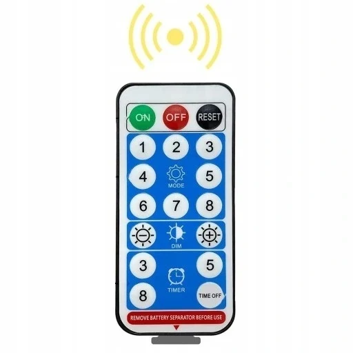 Сонячна гірлянда 15 м з 15 LED-лампочками E27 тепле біле світло IP44 з пультом і зарядкою USB