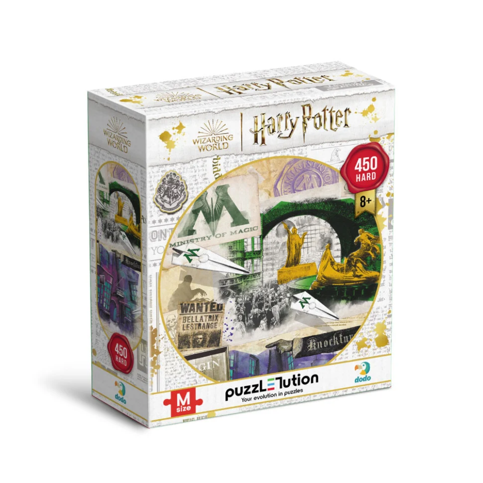 Пазл классический "Harry Potter. Министерство магии и Аллея Ноктерн" 450 елементів картон 450x300 мм