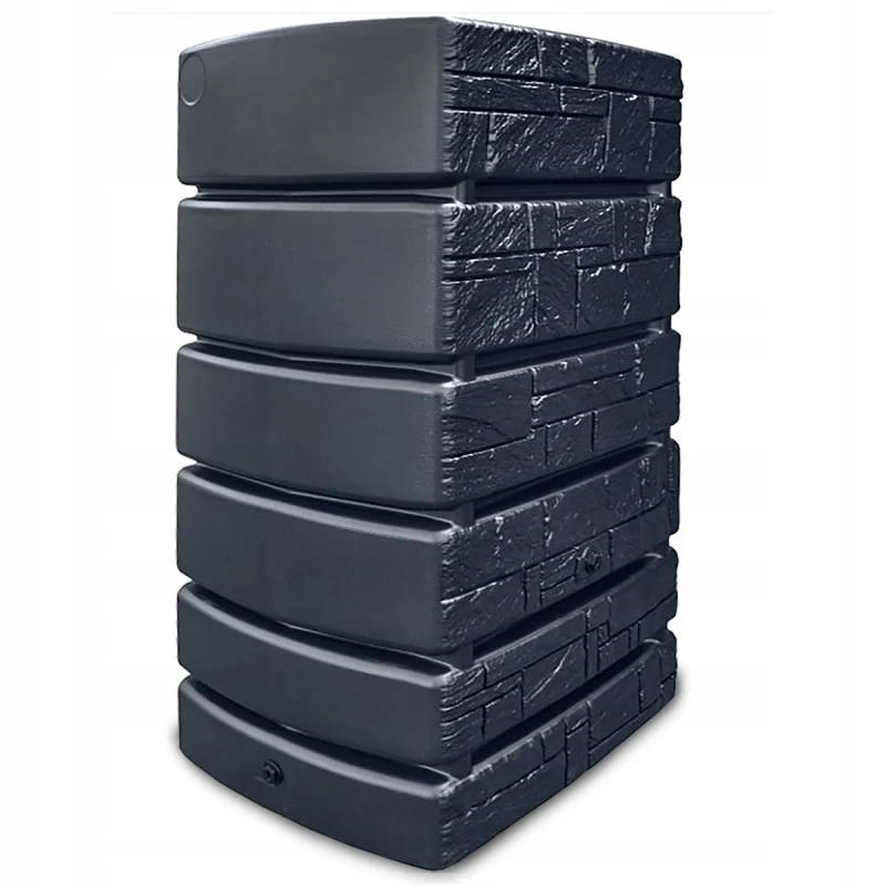 Резервуар для дощової води 500 л HDPE антрацитовий 775х583х1300 мм