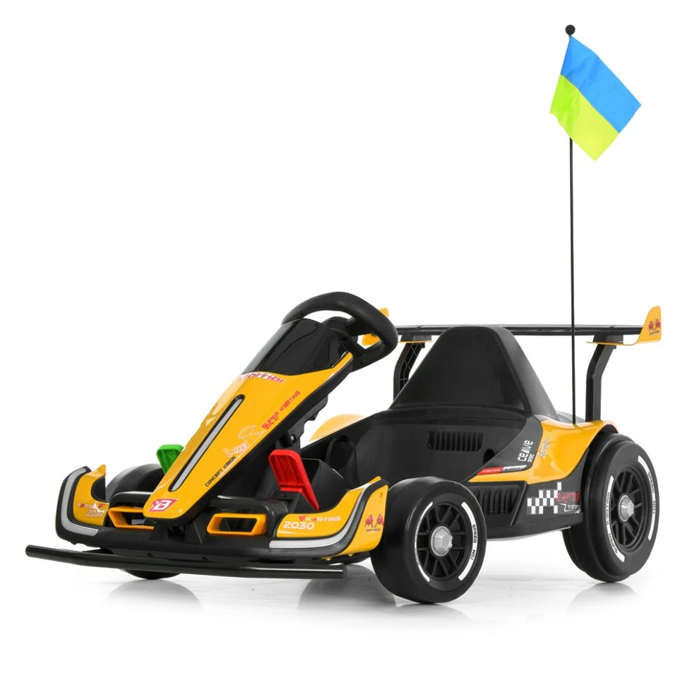 Електрокарт Bambi Kart M 6322EBLR 2×150W 24V 14Ah до 50 кг 117х68х48 см чорний