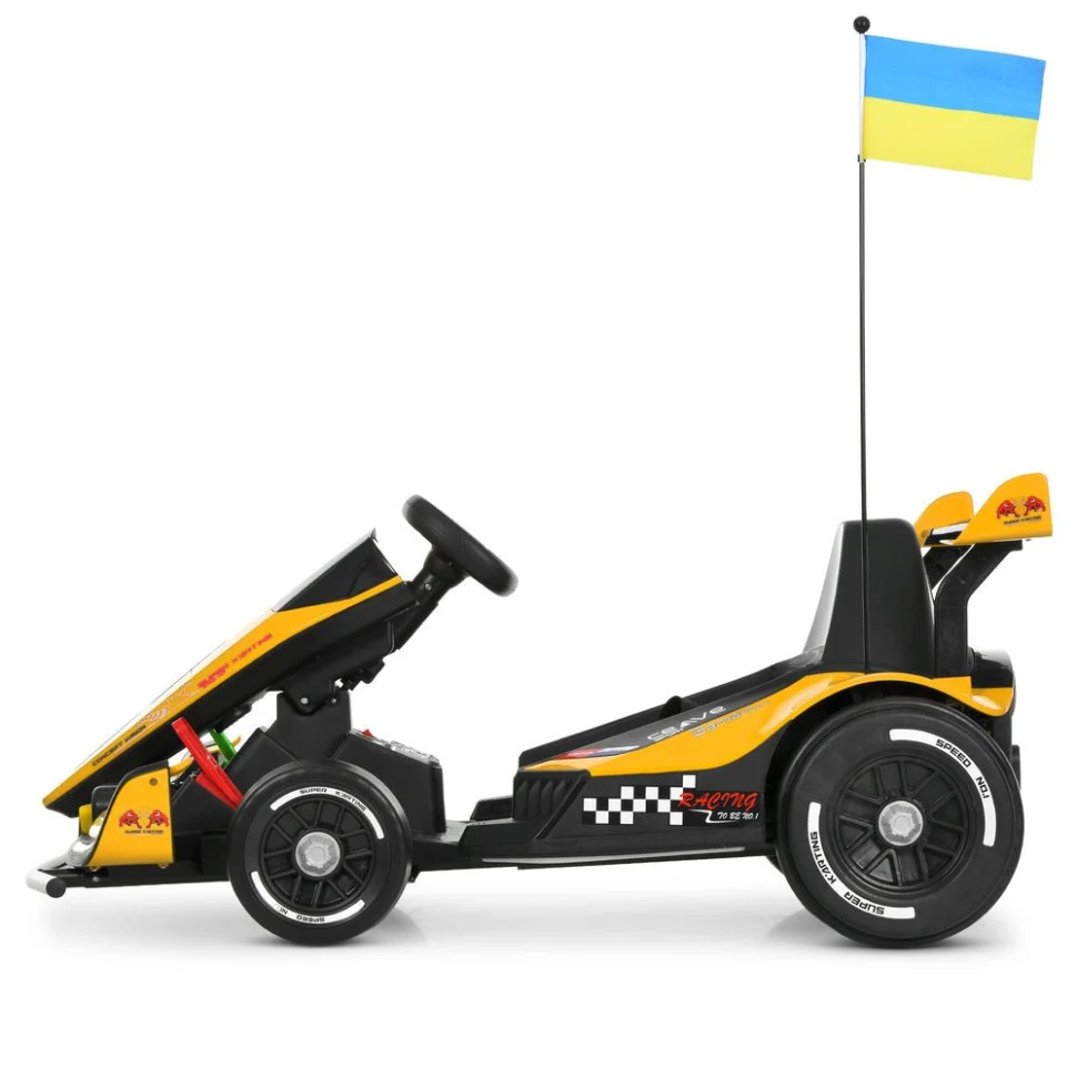 Електрокарт Bambi Kart M 6322EBLR 2×150W 24V 14Ah до 50 кг 117х68х48 см чорний