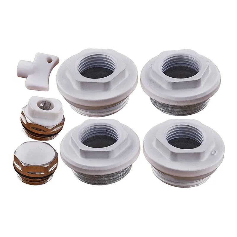 Комплект радіаторний BITHERM SET-01 1/2" чорний метал без кріплень