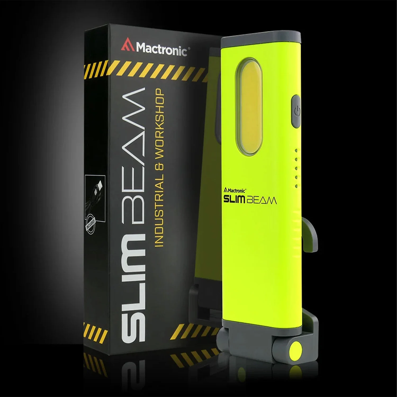 Ліхтар Mactronic SlimBEAM 800 Лм акумуляторний пластиковий жовтий 36 м