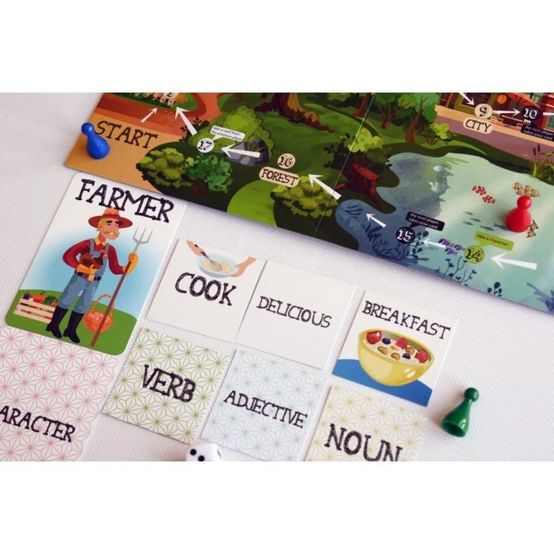 Настільна гра English Storytelling 2101 Pre-Intermediate (A2) картон 25х16,5х5,5 см
