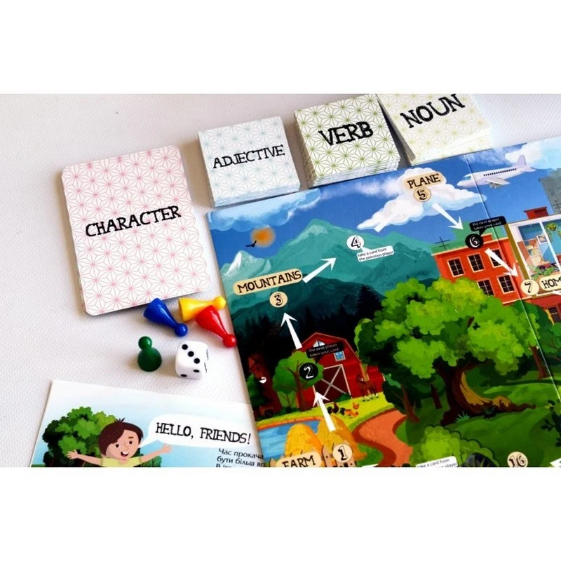 Настільна гра English Storytelling 2101 Pre-Intermediate (A2) картон 25х16,5х5,5 см