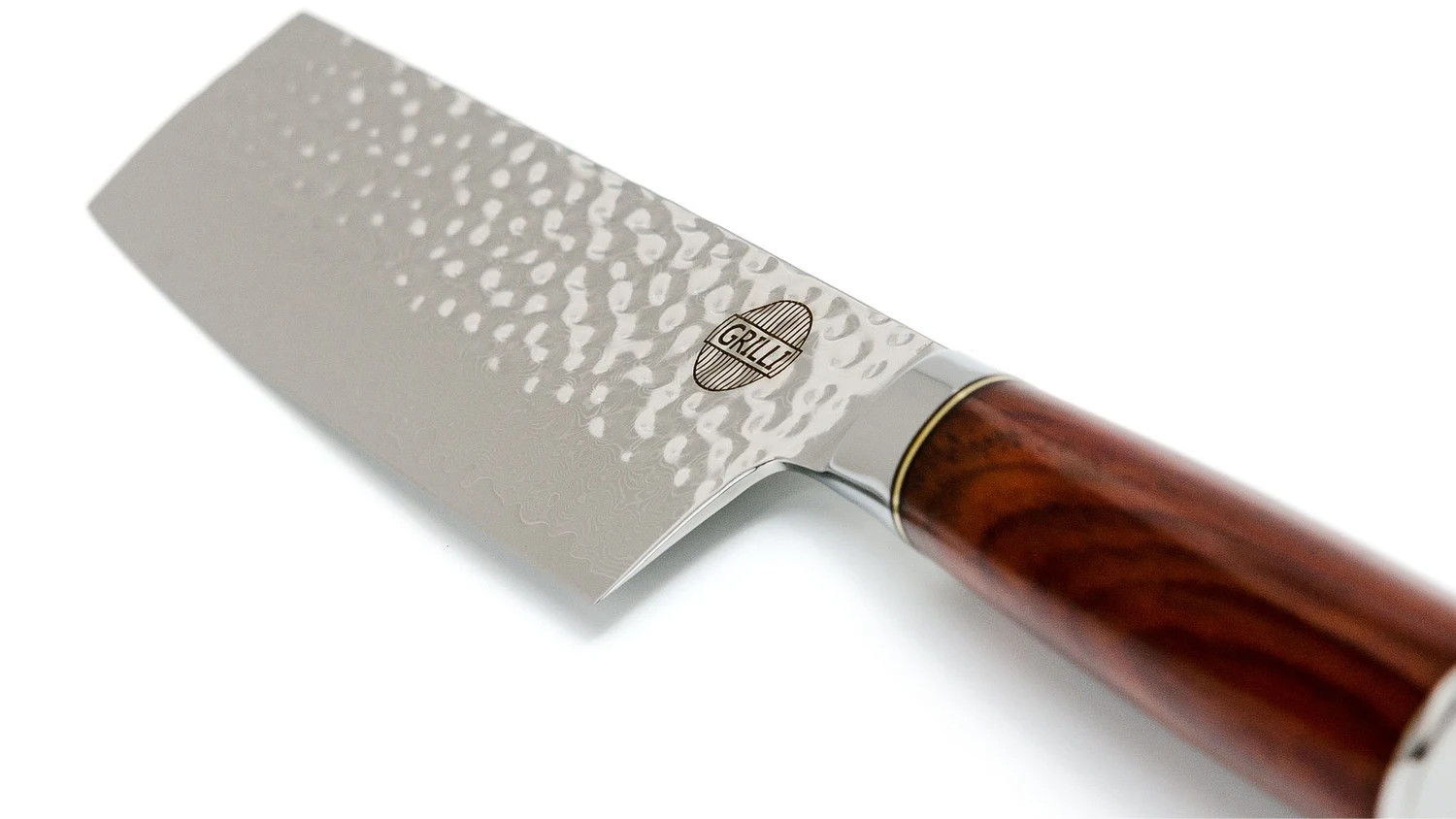 Ніж кухонний Nakiri 19 см дамаська сталь 67 шарів натуральне дерево сріблястий