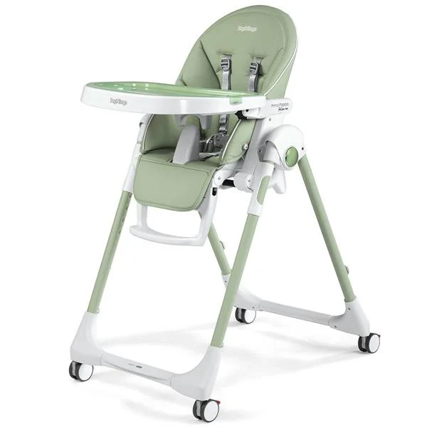 Стільчик для годування Peg-Perego Prima Pappa Follow Me 75,5х55,5х104,5 см пластик м'ятно-зелений