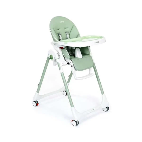 Стільчик для годування Peg-Perego Prima Pappa Follow Me 75,5х55,5х104,5 см пластик м'ятно-зелений