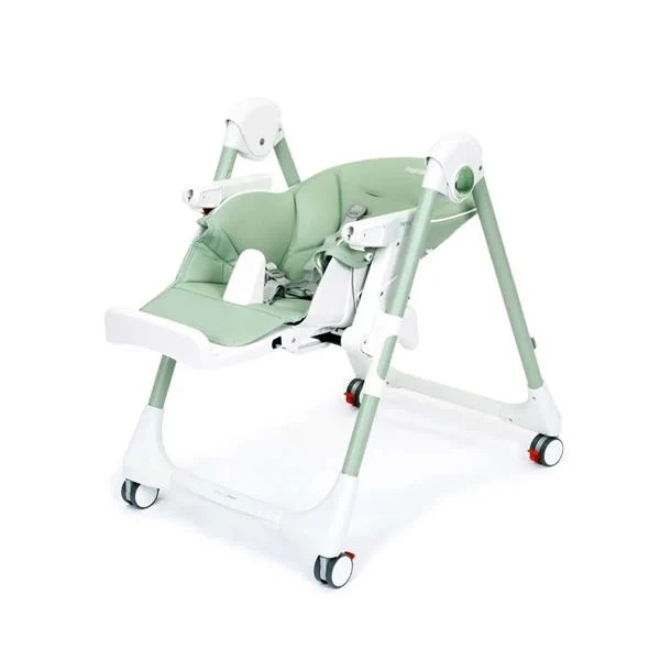 Стільчик для годування Peg-Perego Prima Pappa Follow Me 75,5х55,5х104,5 см пластик м'ятно-зелений