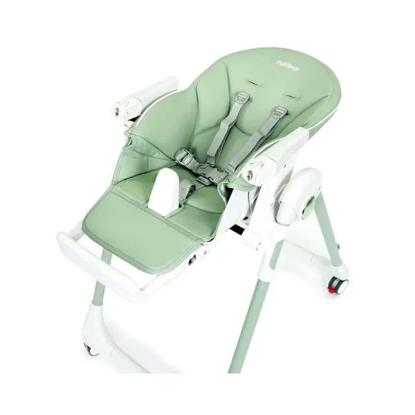 Стільчик для годування Peg-Perego Prima Pappa Follow Me 75,5х55,5х104,5 см пластик м'ятно-зелений