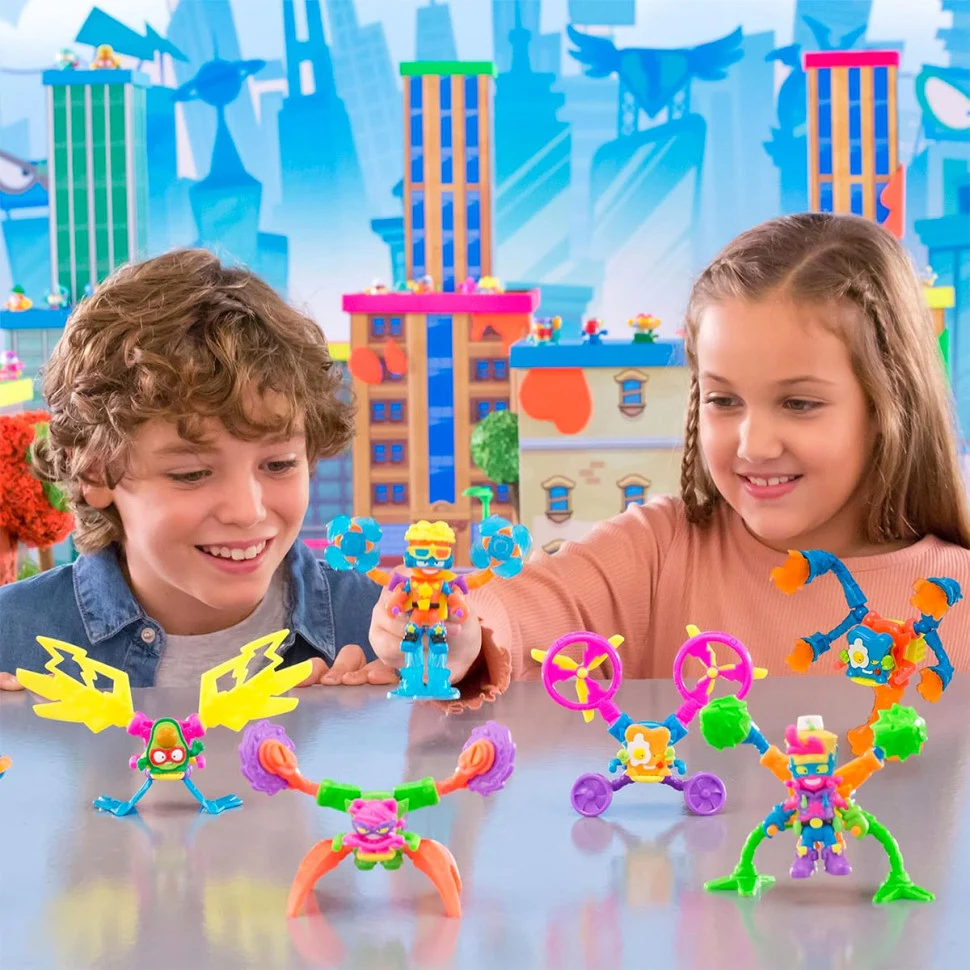 Игровой набор Экзоскелетон SuperThings Neon Power 2 предмета пластик 3 роки яскраві кольори