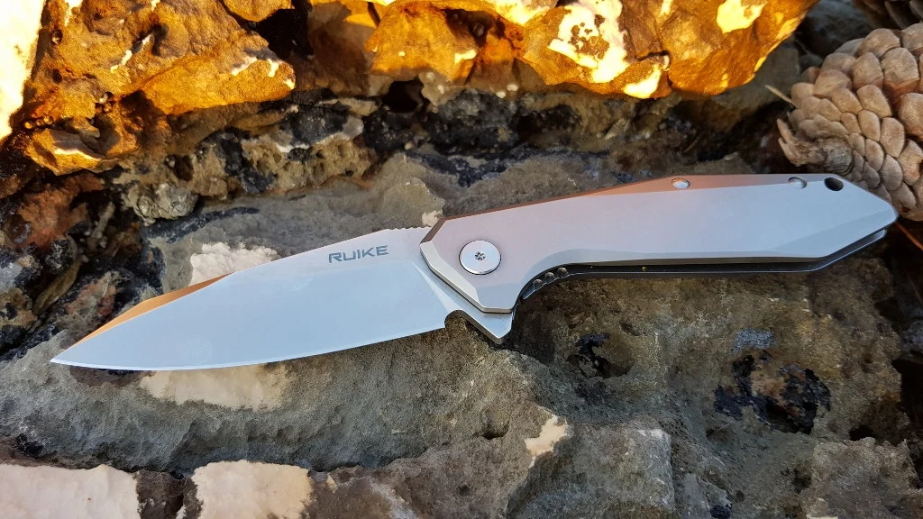 Ніж складаний Ruike P135-SF 9,2 см 14C28N сірий
