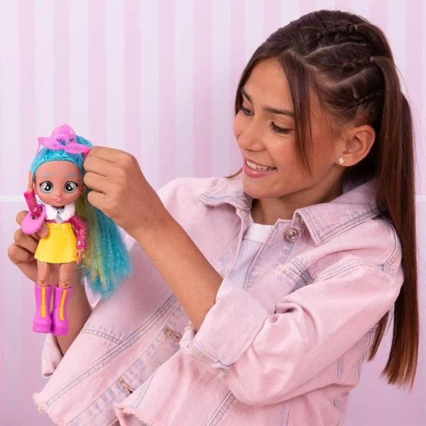 Лялька IMC BFF S3 Елоді 20 см рухлива з волоссям 15 см безпечні матеріали стильний костюм