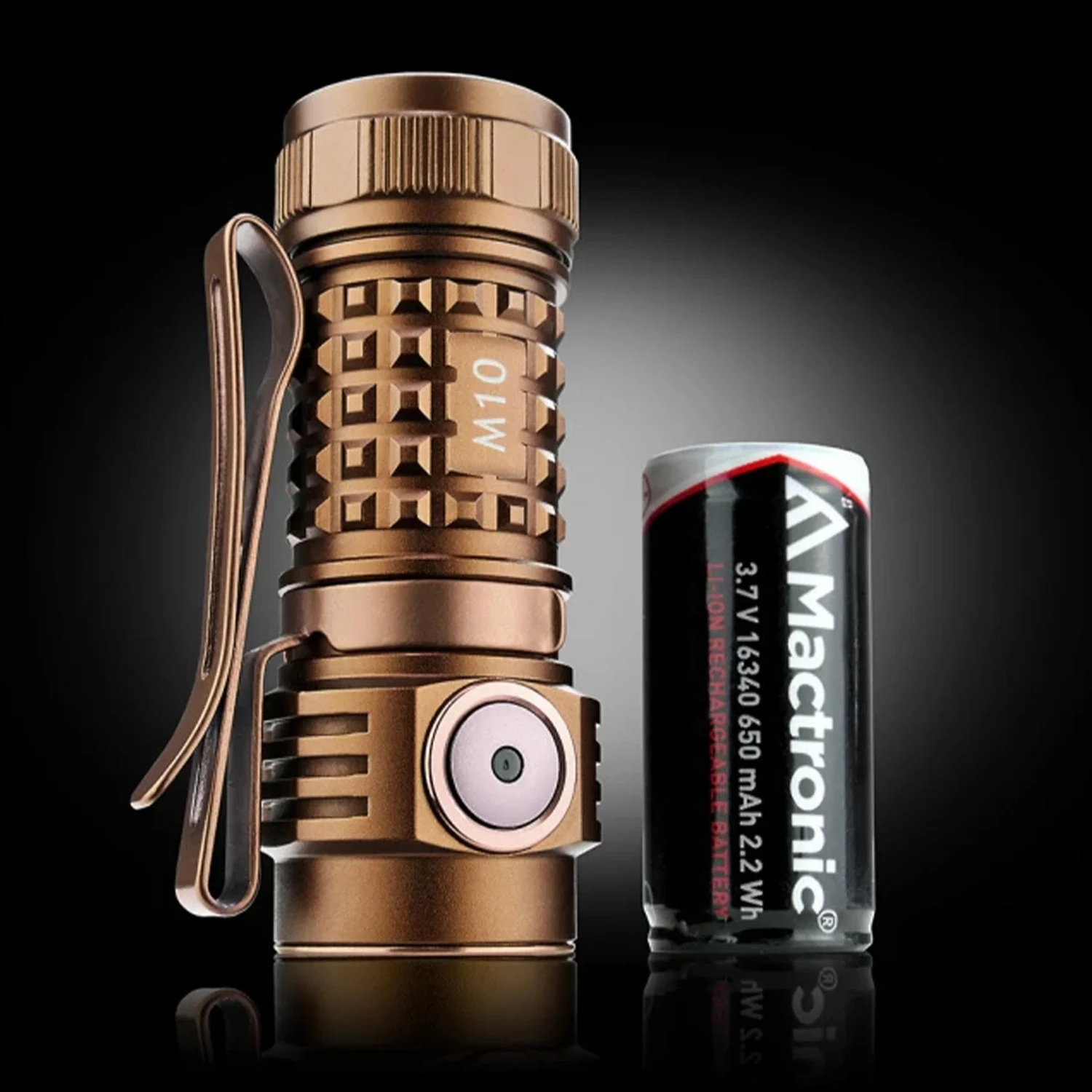 Фонарь тактический Mactronic Sirius M10 1000 лм алюминий 54 мм черный