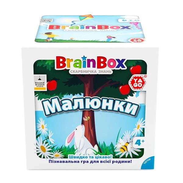 Настільна гра BrainBox Малюнки для всієї родини 55 карток картон Українська