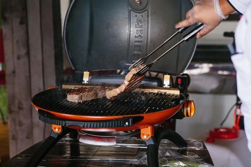 Портативний газовий гриль O-GRILL 500 58,5x21,5x56,7 см металевий помаранчевий