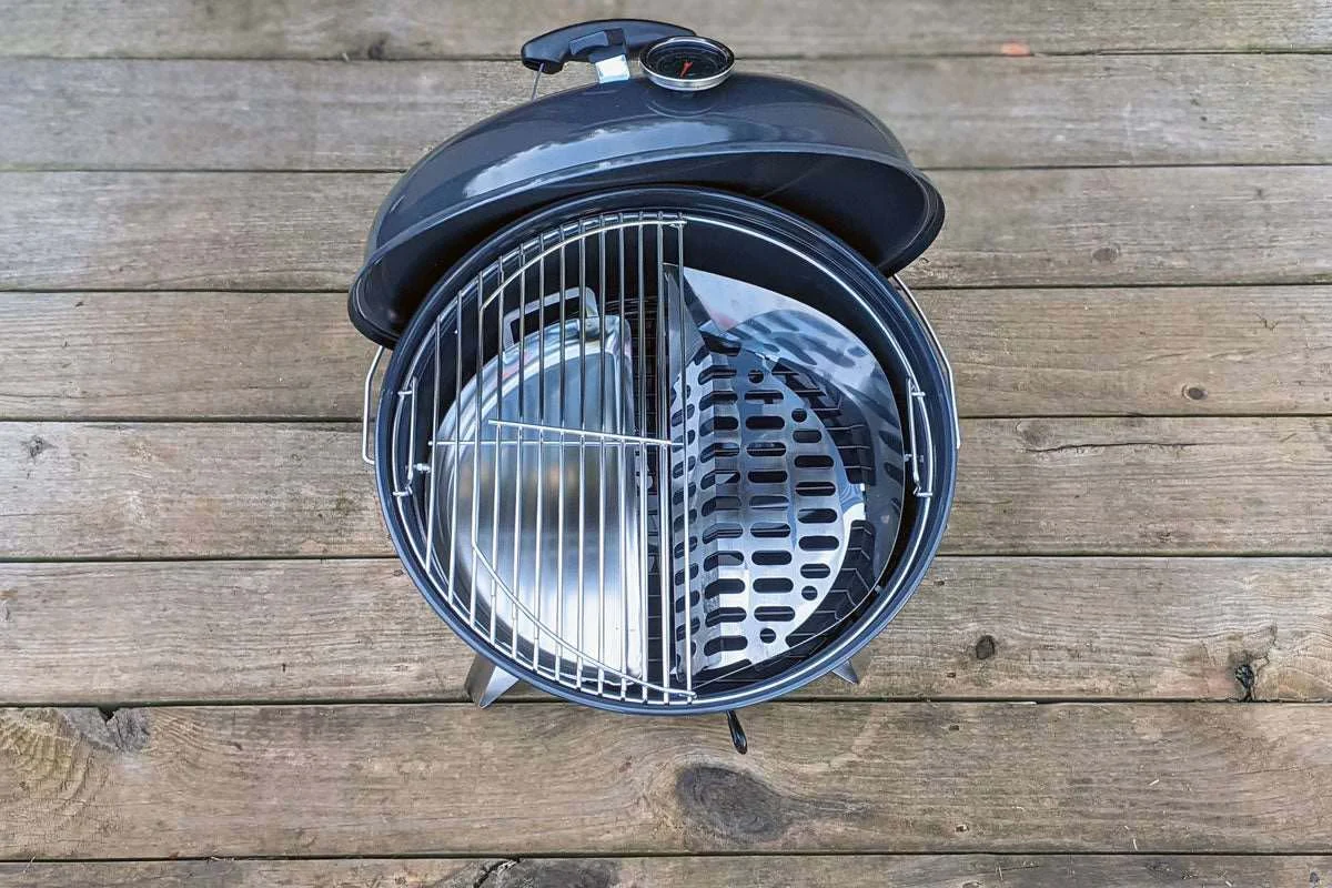 Решітка для гриля Slow and Sear EasySpin Ø 44,45 см нержавіюча сталь