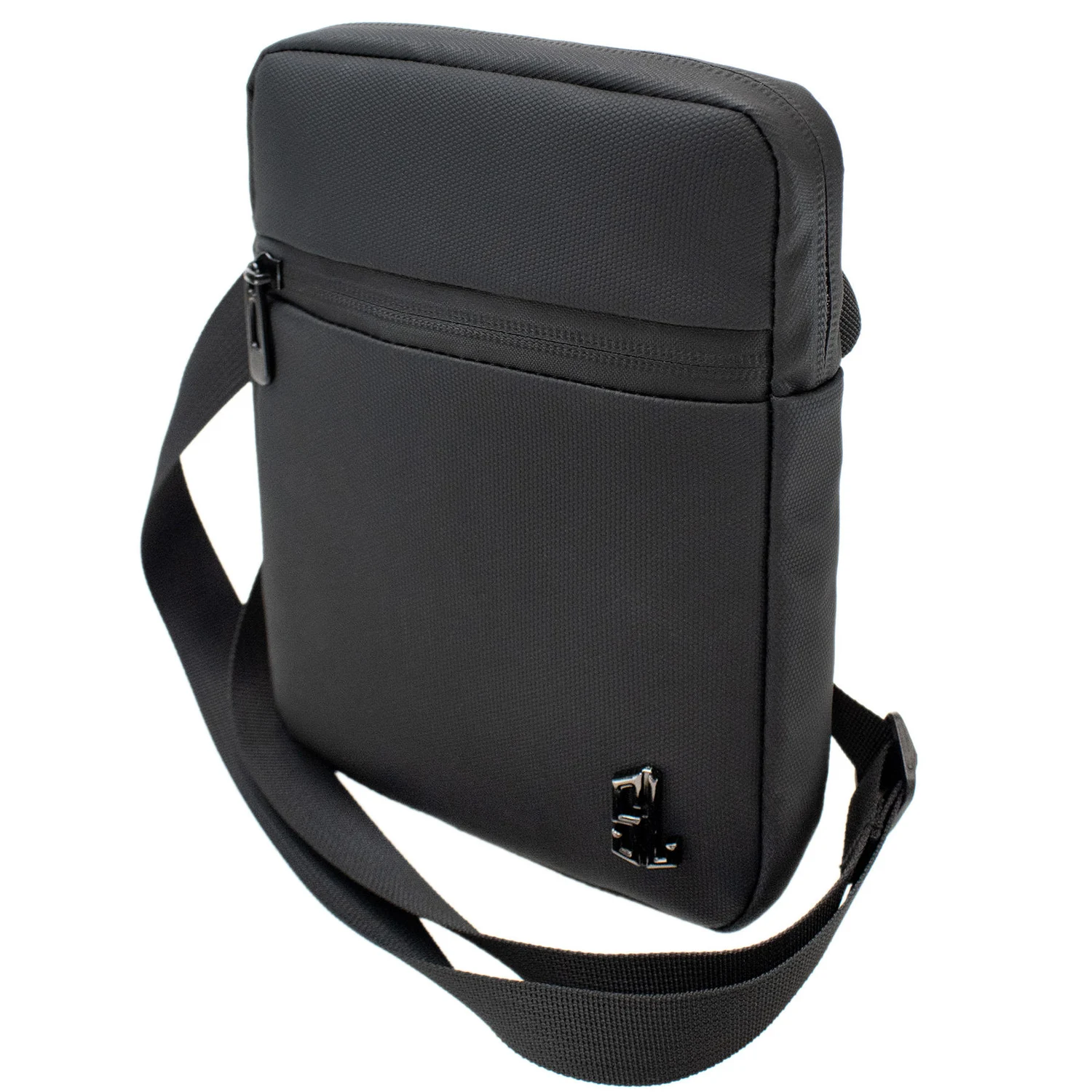 Сумка через плечо 1 л 600D Polyester PU 210х160х30 мм чорна