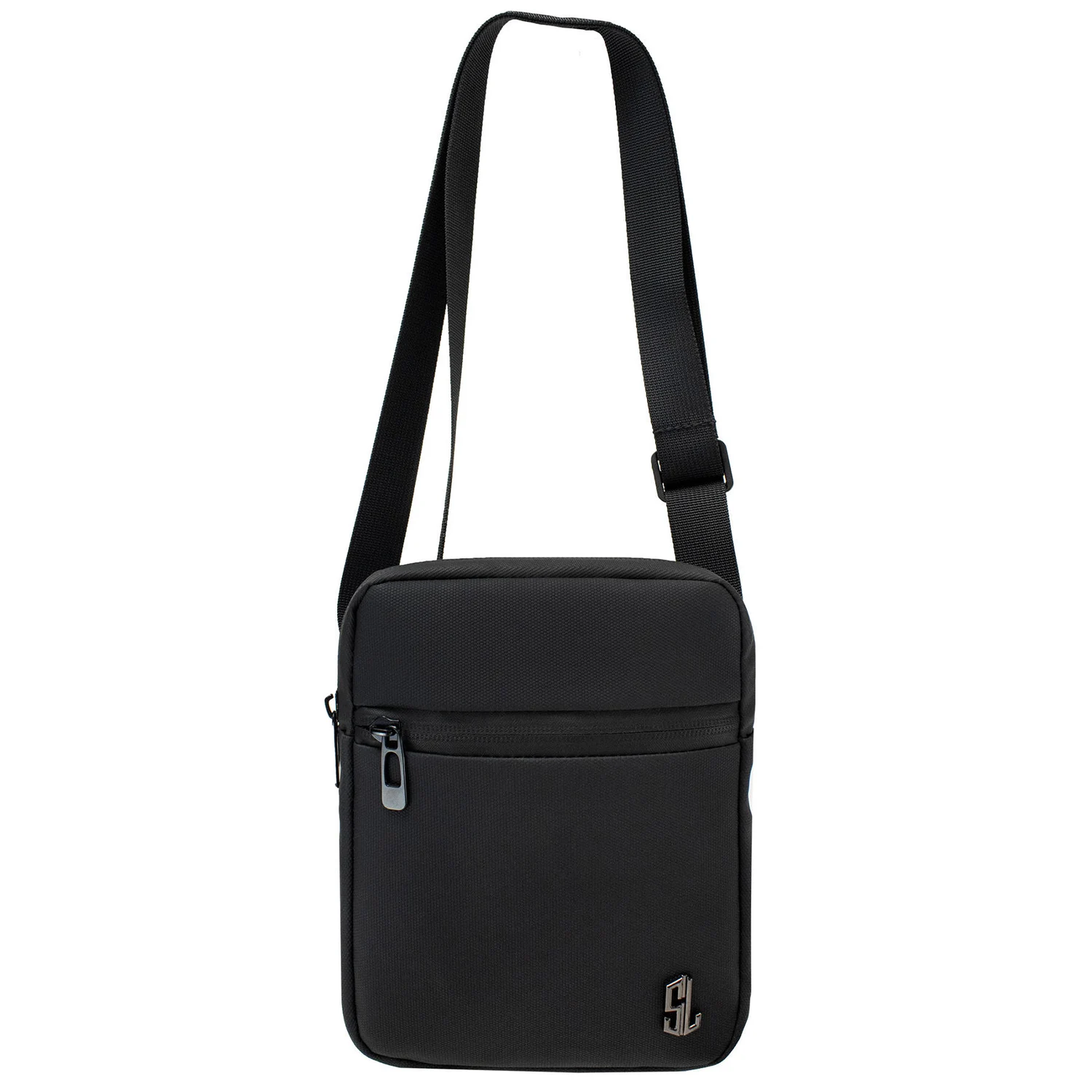 Сумка через плечо 1 л 600D Polyester PU 210х160х30 мм чорна