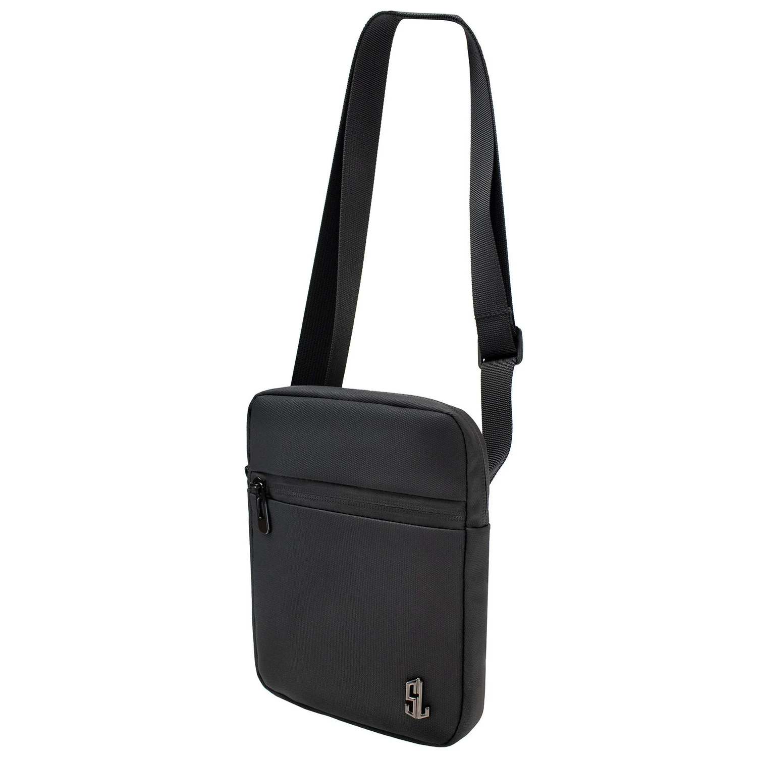 Сумка через плечо 1 л 600D Polyester PU 210х160х30 мм чорна
