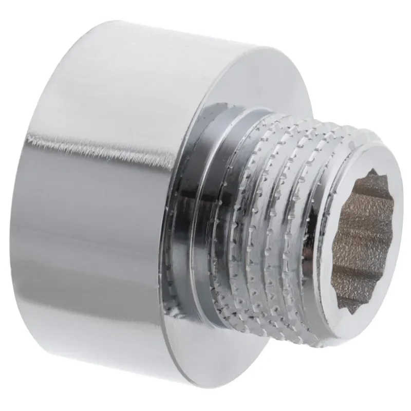 Перехідник коннектор 1/2" х 3/4" внутрішня-зовнішня різьба хром KF.A0608.CHR