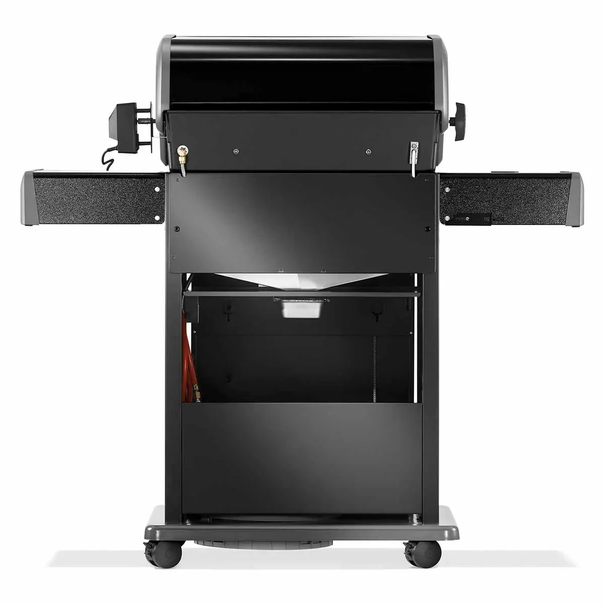 Газовий гриль Napoleon Rogue 425R з бічним пальником Sizzle Zone 130х64х121 см чорний