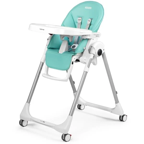 Стільчик для годування Peg-Perego Prima Pappa Follow Me 150° 7 позицій бірюзовий тканина