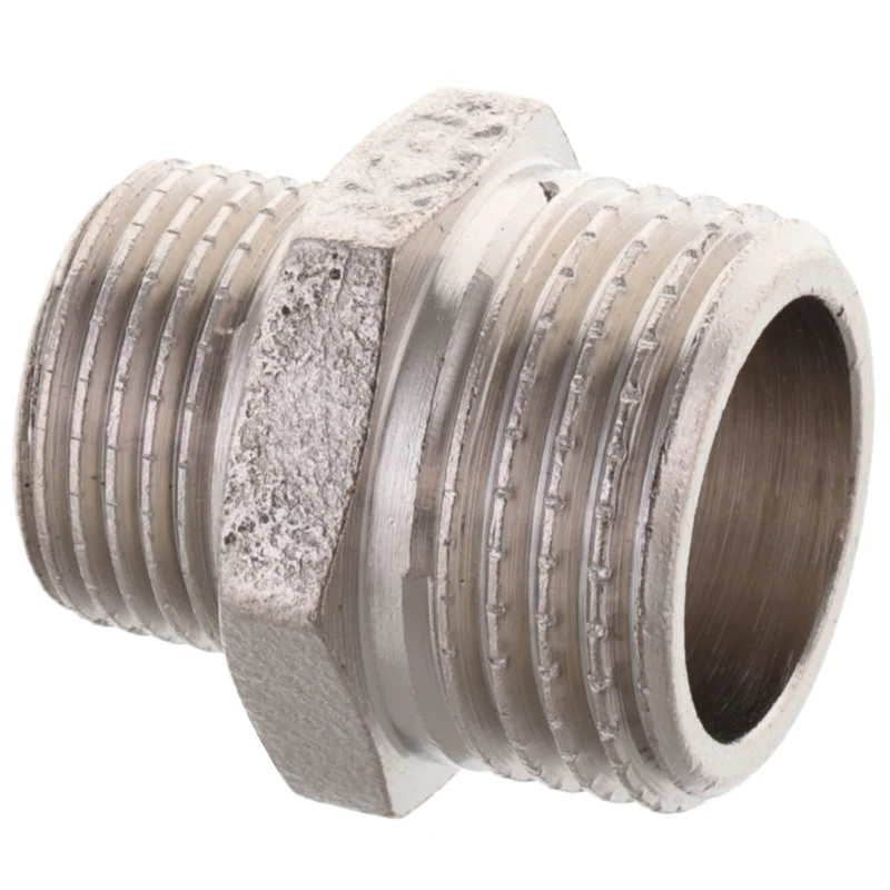 Ніпель редукційний 3/8"x1/2" латунний внутрішня-зовнішня різьба 1 шт