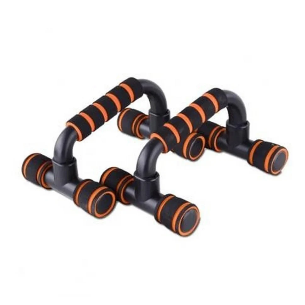 Упори для віджимань Push Gym NE-1-05 до 90 кг пластик чорний-сірий