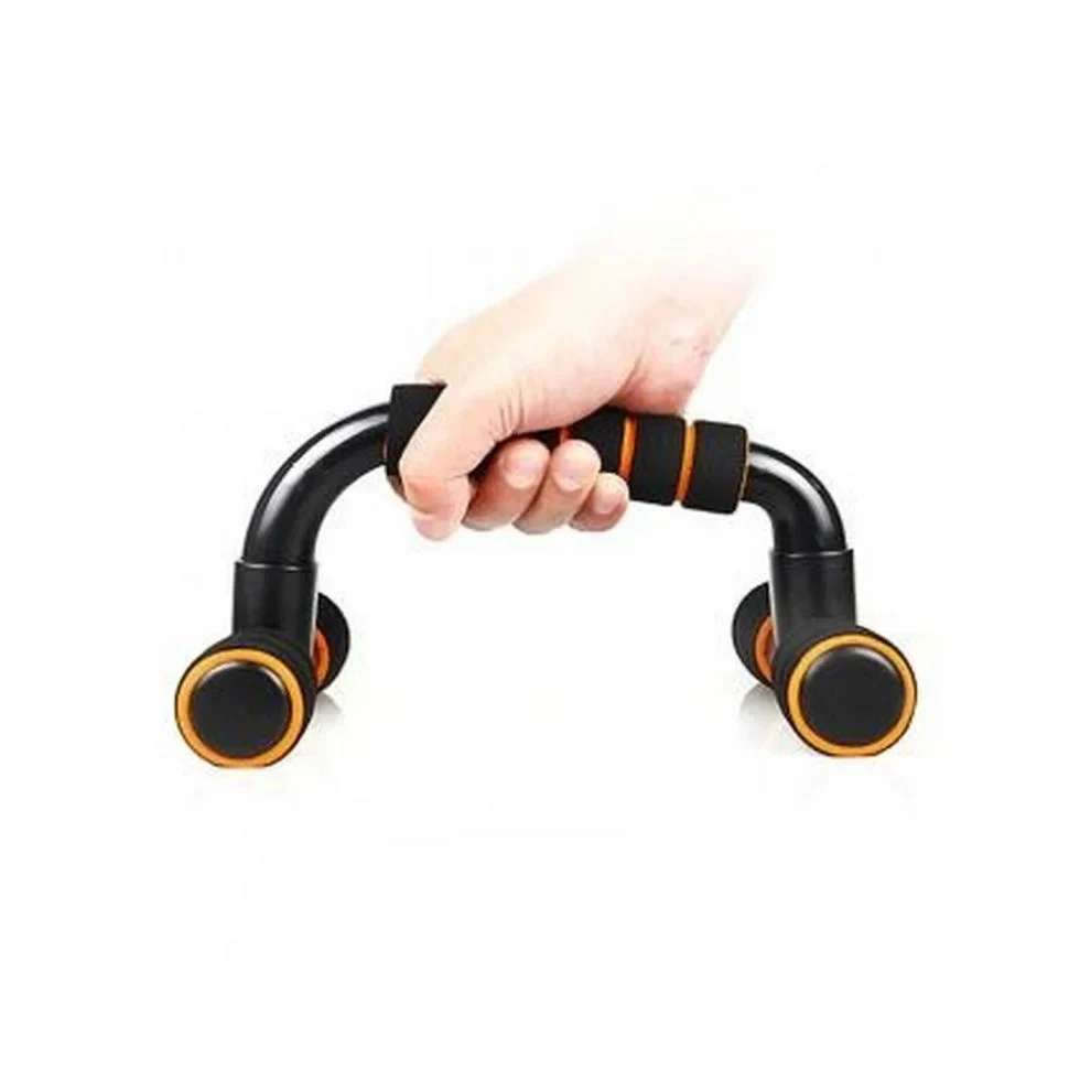 Упори для віджимань Push Gym NE-1-05 до 90 кг пластик чорний-сірий