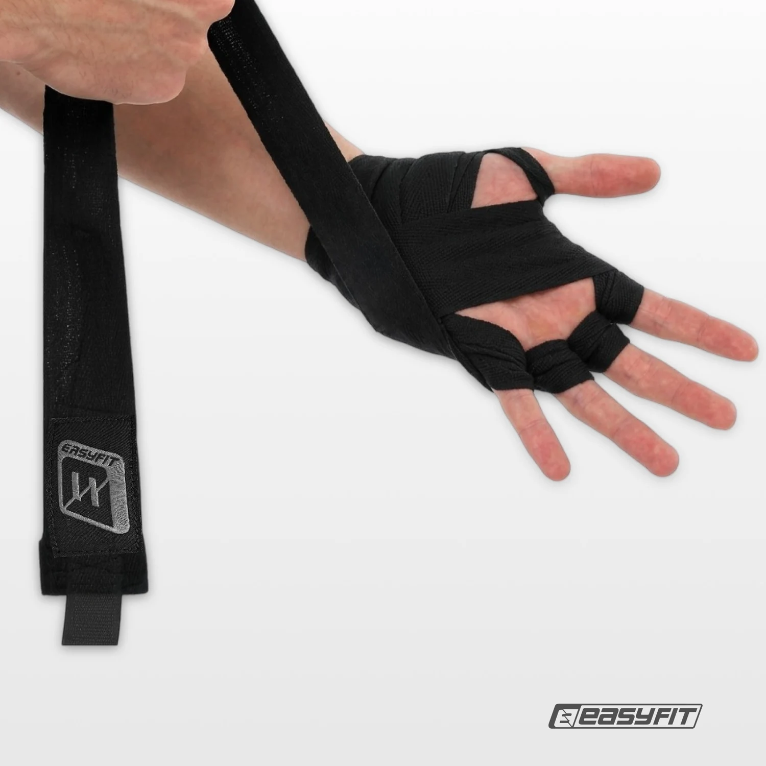 Боксерські бинти EasyFit FlexWrap 3,5 м еластичні нейлон бавовна червоні