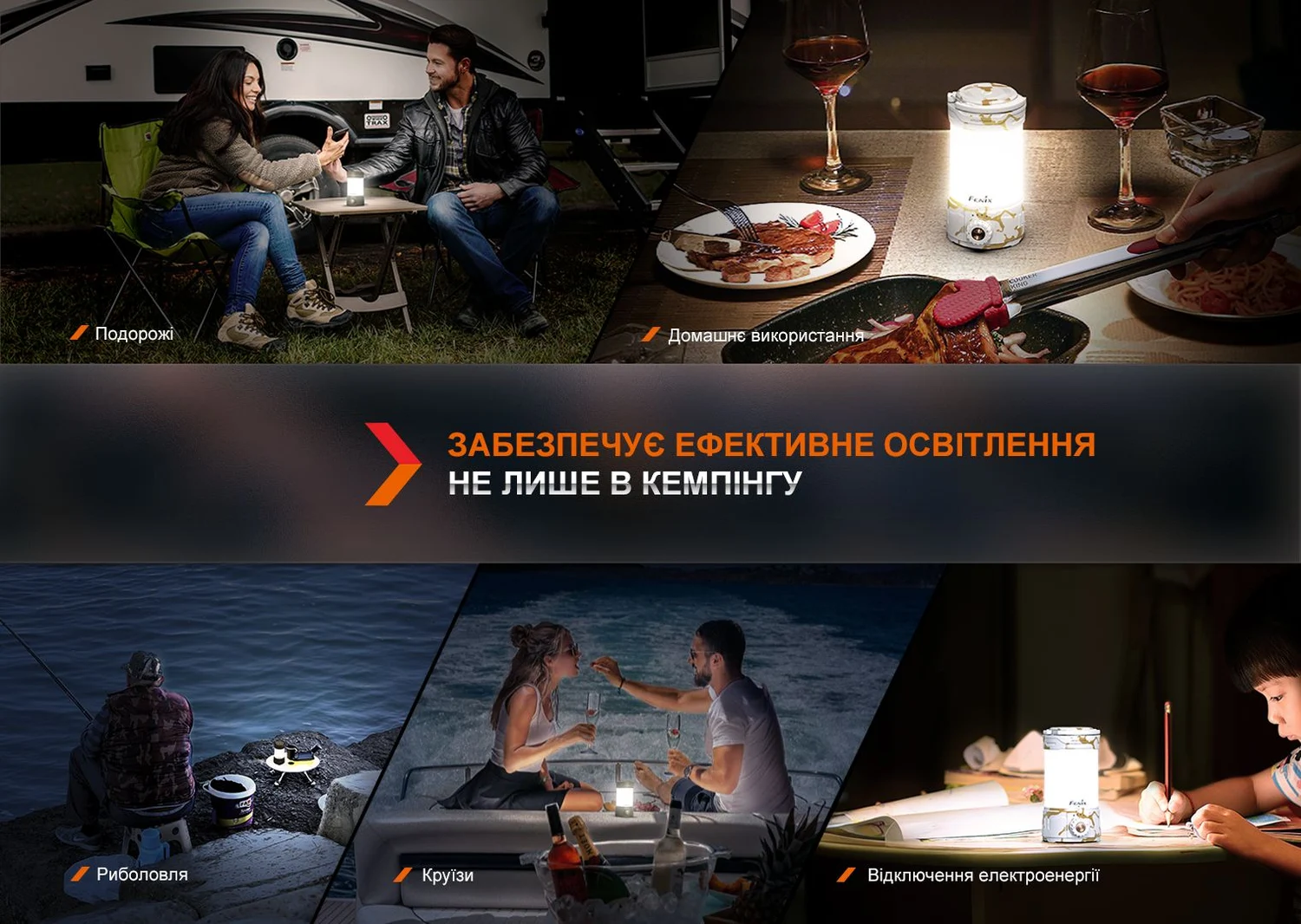 Ліхтар кемпінговий Fenix CL26R Pro 650 лм пластик 66x59,5x114 мм сірий камуфляж