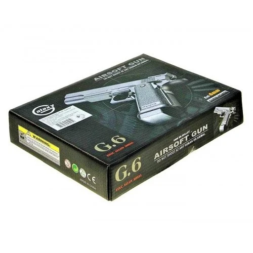 Страйкбольний пістолет Colt M1911 Hi-Capa 27x19x5 см метал чорний
