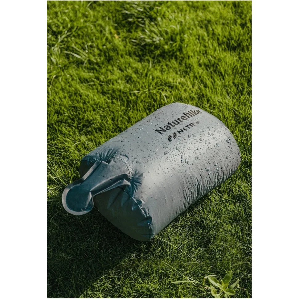 Гермомішок для надування матраців Naturehike CNK2450PJ013 нейлон 20D 80х43 см сірий
