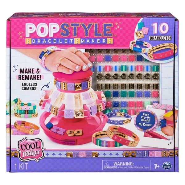 Машинка для створення браслетів Cool Maker Pop Style 170 намистин пластикова різнобарвна