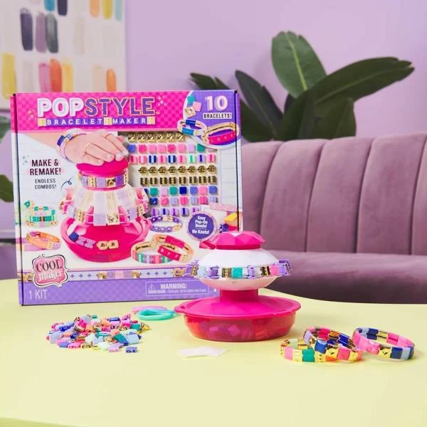 Машинка для створення браслетів Cool Maker Pop Style 170 намистин пластикова різнобарвна