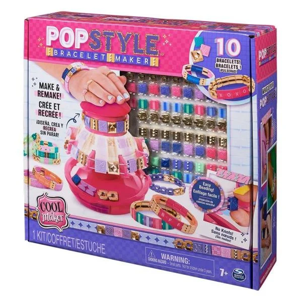 Машинка для створення браслетів Cool Maker Pop Style 170 намистин пластикова різнобарвна