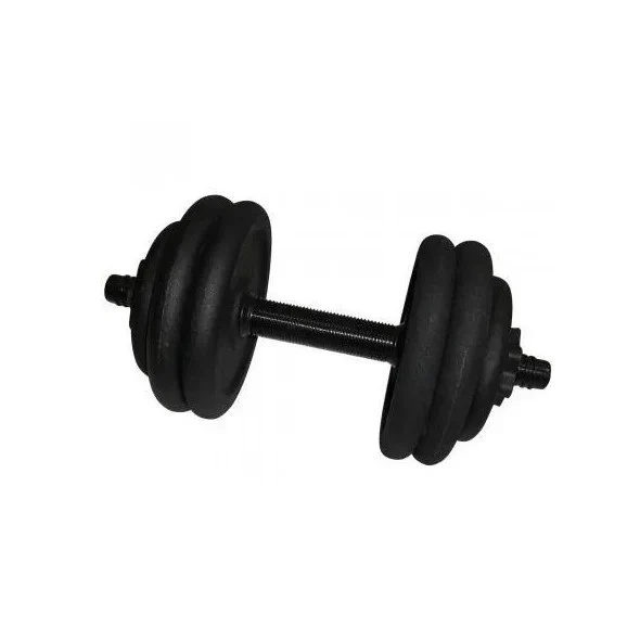 Гантель наборна 14,5 кг з протиковзким покриттям металевий 35 см