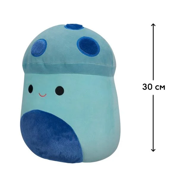 М'яка іграшка Squishmallows Гриб Анкур 30 см Плюш Різнобарвний