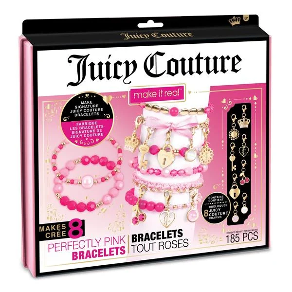 Набір для виготовлення браслетів 185 ел. Рожевий пластик Juicy Couture