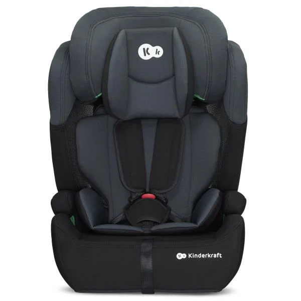 Автокрісло Kinderkraft Comfort Up i-Size 9-36 кг текстиль 61,5-84x44x49 см чорно-сірий