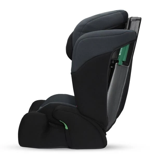 Автокрісло Kinderkraft Comfort Up i-Size 9-36 кг текстиль 61,5-84x44x49 см чорно-сірий