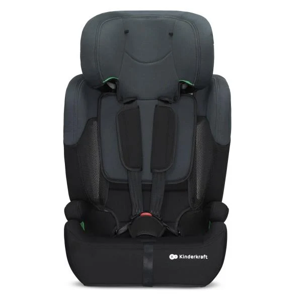 Автокрісло Kinderkraft Comfort Up i-Size 9-36 кг текстиль 61,5-84x44x49 см чорно-сірий