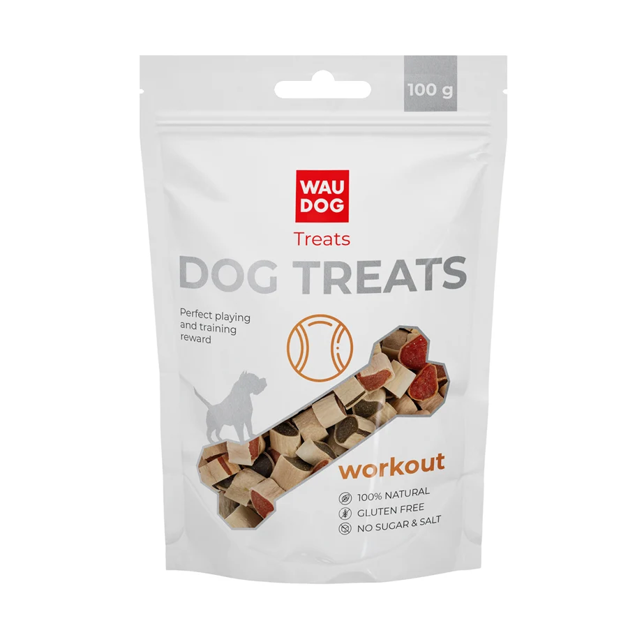Ласощі для собак WAUDOG Treats Кольорові курячі суші 100 г 89% курячого м'яса