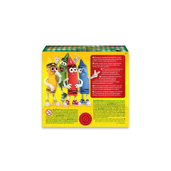 Набір воскової крейди Crayola Crayons 64 кольори 64 шт двічі обернуті для довговічності